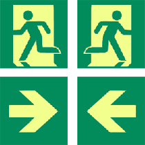 fire escape route signs1